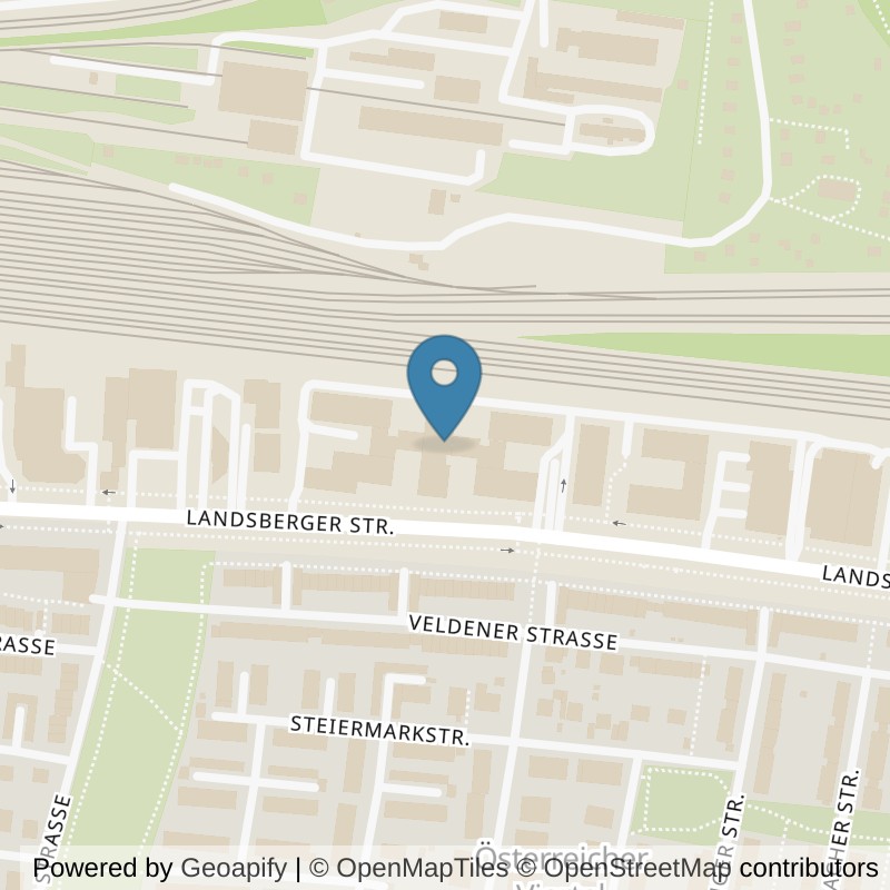 Map: location of Kieser Training München-Landsberger-Str-404 in München