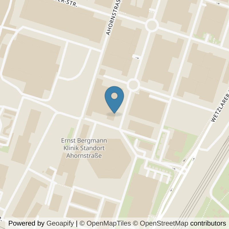 Map: location of Kieser Training Potsdam-Wetzlarer-Str-86 in Potsdam