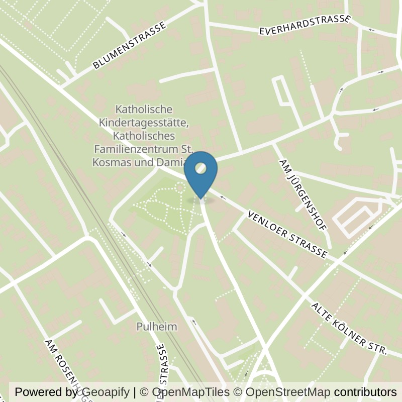 Map: location of Kieser Pulheim in Pulheim