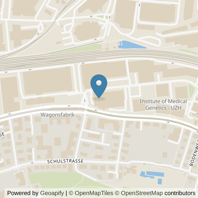 Map: location of Kieser Training Schlieren in Schlieren