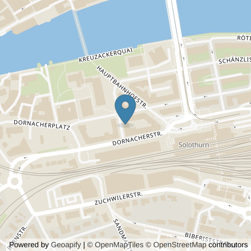 Map: location of Kieser Training Solothurn in Solothurn