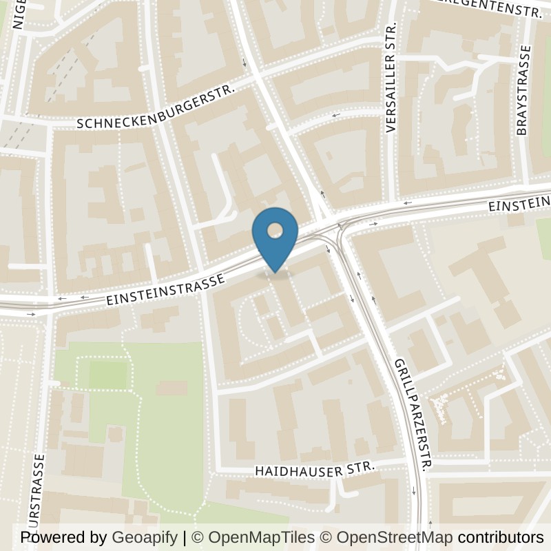 Map: location of Kieser Training Training-München-Haidhausen in München