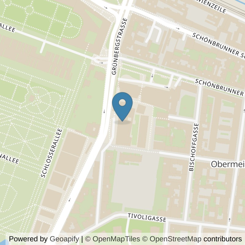 Map: location of Kieser Training Wien-Grünbergstraße in Wien