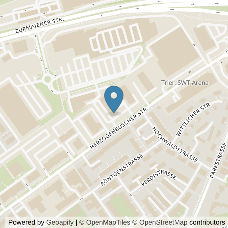 Map: location of Kieser Training Trier in Trier