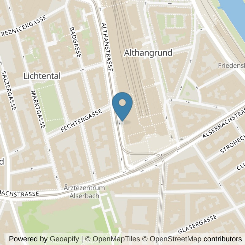 Karte: Lage von Kieser (Julius-Tandler-Platz) in Wien