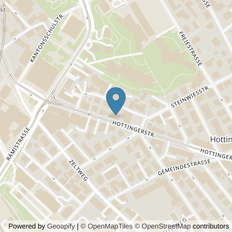 Map: location of Kieser Training Zürich-Steinwies in Zürich
