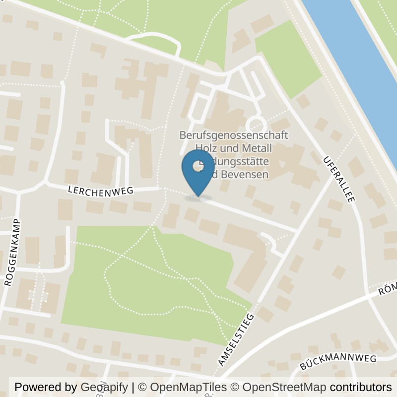 Map: location of Körperformen Bad Bevensen in Bad Bevensen