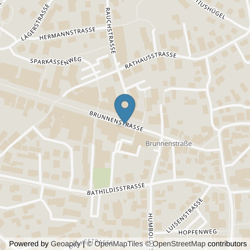 Map: location of Körperformen Bad Pyrmont in Bad Pyrmont