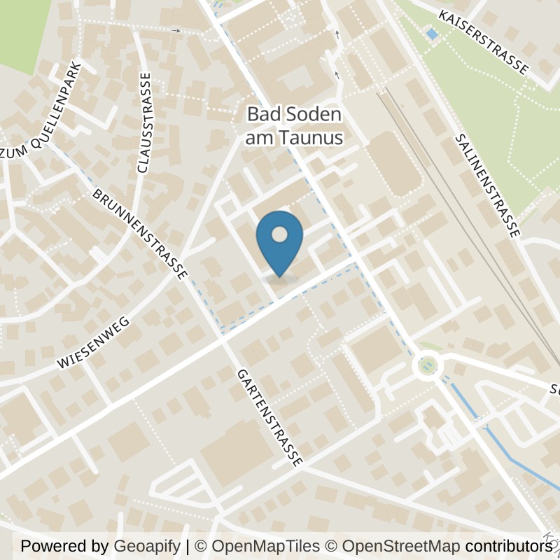 Map: location of Körperformen Bad Soden in Bad Soden am Taunus