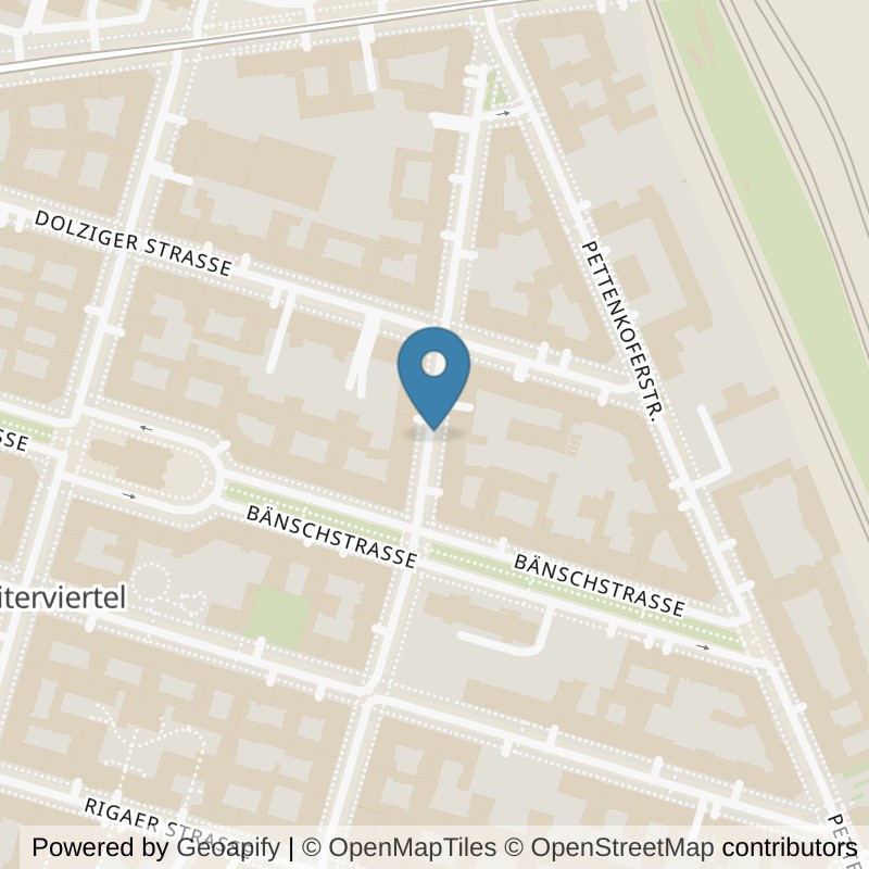Map: location of Körperformen Berlin Friedrichshain in Berlin-Bezirk Friedrichshain-Kreuzberg