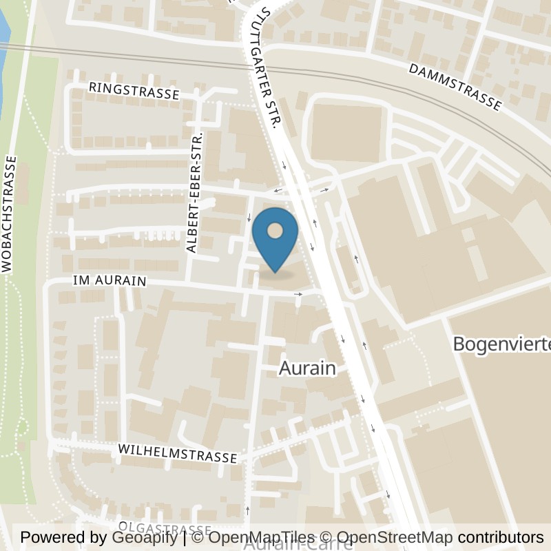 Map: location of Körperformen Bietigheim in Bietigheim-Bissingen