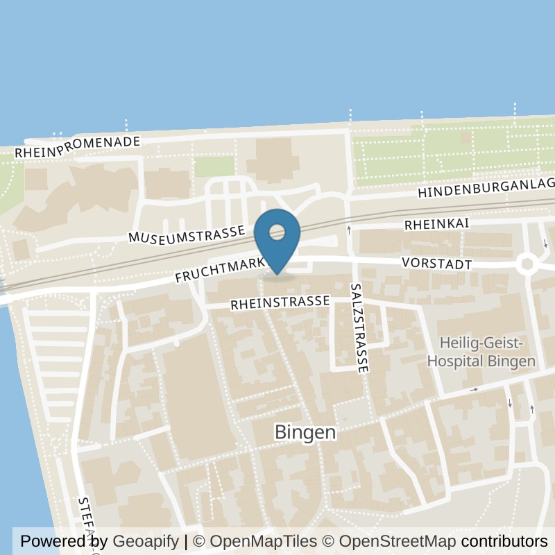 Map: location of Körperformen Bingen in Bingen am Rhein