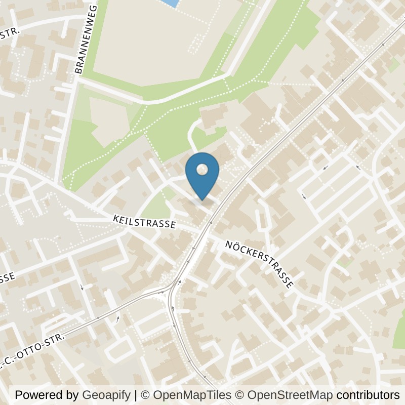 Map: location of Körperformen Bochum Südwest in Bochum