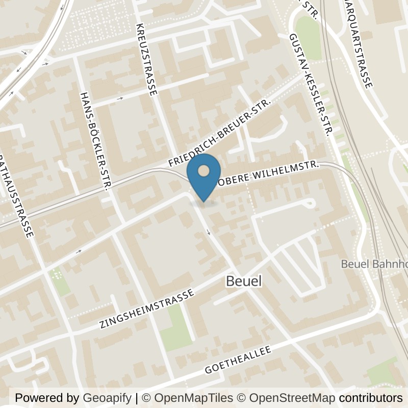 Map: location of Körperformen Bonn Beuel in Bonn-Beuel