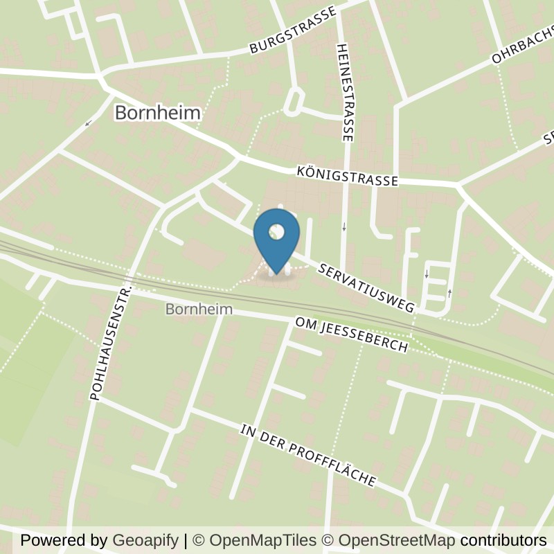 Map: location of Körperformen Bornheim Mitte in Bornheim