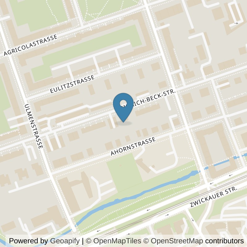 Map: location of Körperformen Chemnitz in Chemnitz