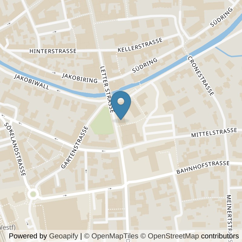 Map: location of Körperformen Coesfeld in Coesfeld