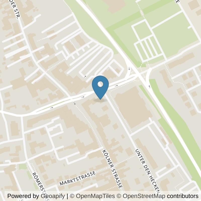 Map: location of Körperformen Dormagen in Dormagen