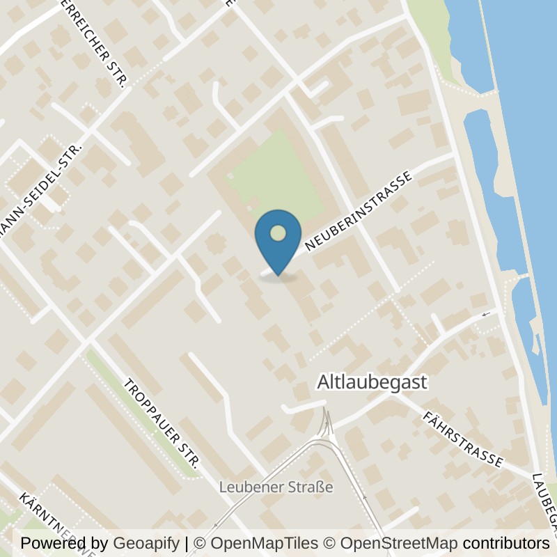 Map: location of Körperformen Dresden Laubegast in Dresden