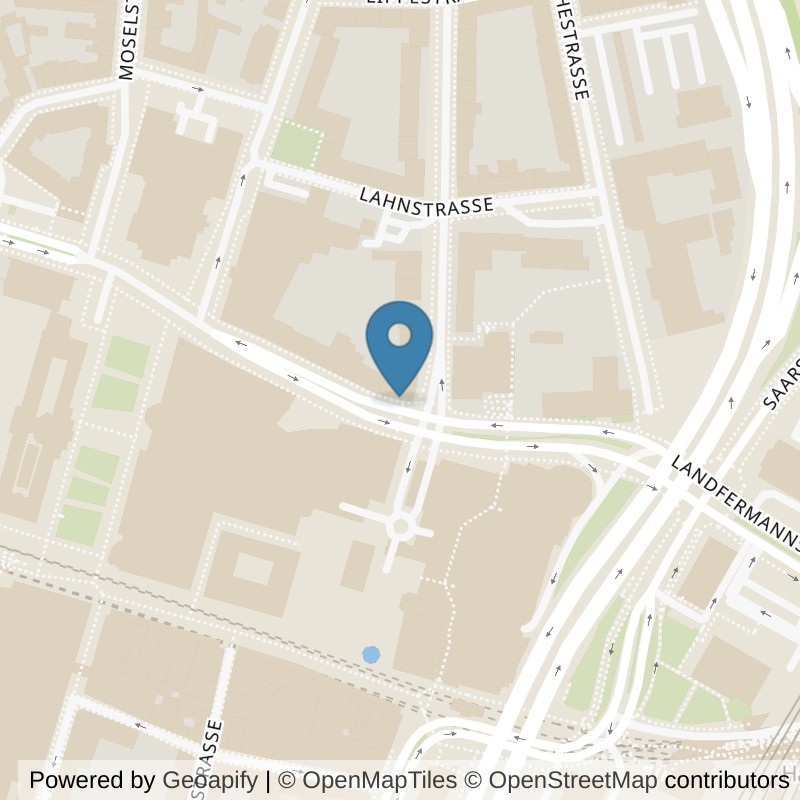 Map: location of Körperformen Duisburg Mitte in Duisburg
