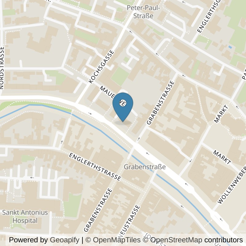 Map: location of Körperformen Eschweiler in Eschweiler