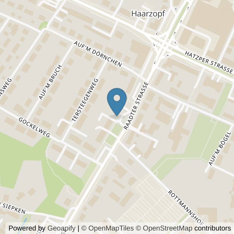 Map: location of Körperformen Essen Haarzopf in Essen