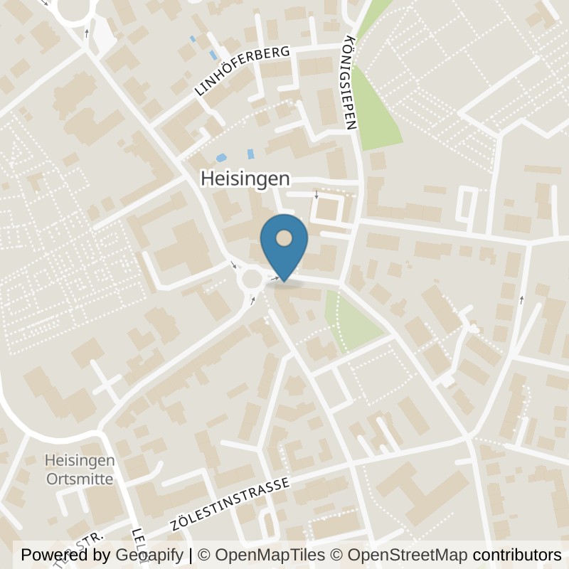 Map: location of Körperformen Essen Heisingen in Essen