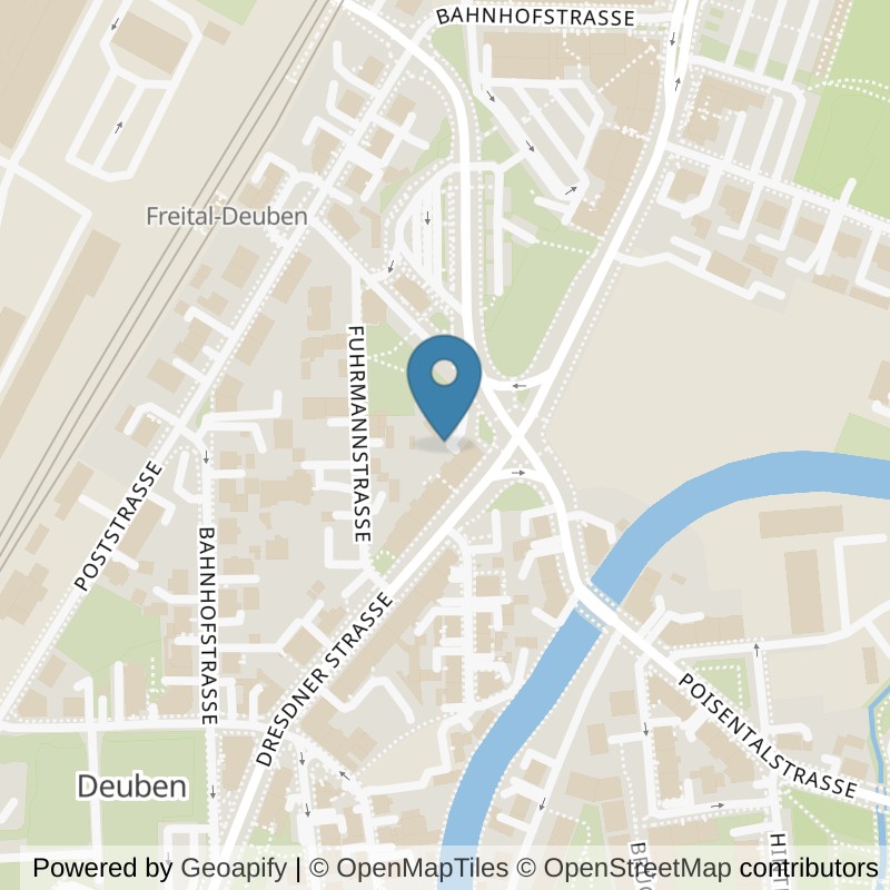 Map: location of Körperformen Freital in Freital