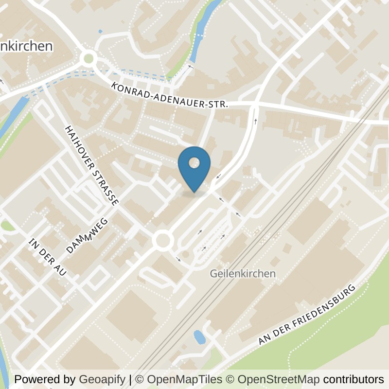 Map: location of Körperformen Geilenkirchen in Geilenkirchen