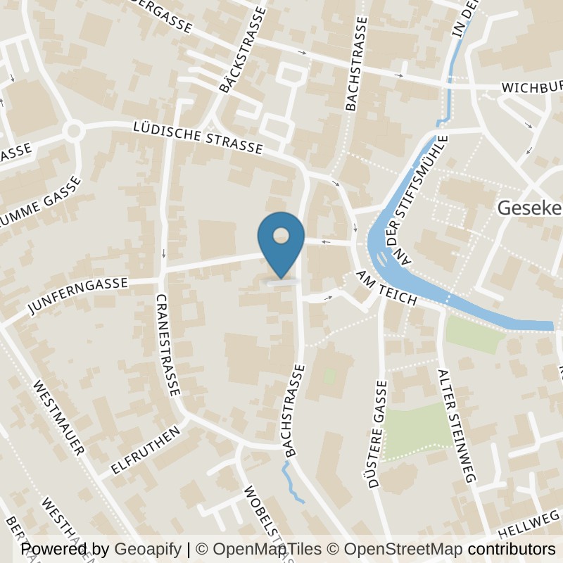 Map: location of Körperformen Geseke in Geseke