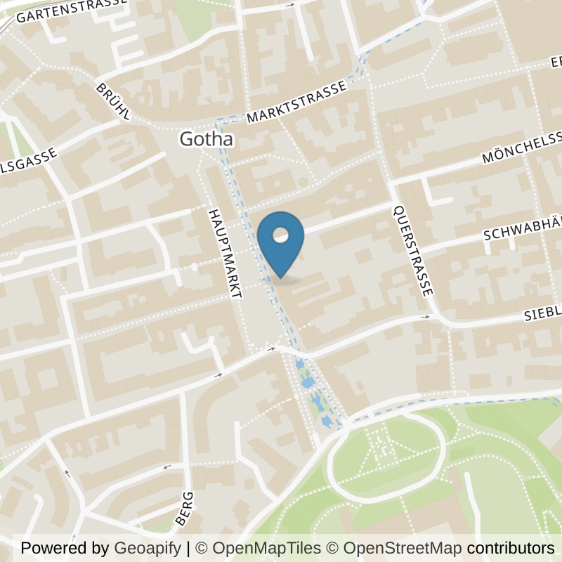 Map: location of Körperformen Gotha in Gotha