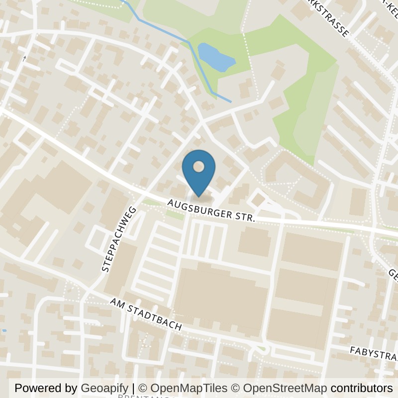 Map: location of Körperformen Günzburg in Günzburg