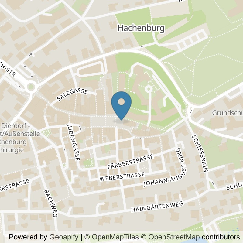 Map: location of Körperformen Hachenburg in Hachenburg