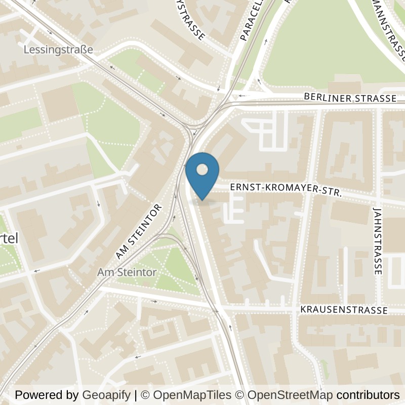 Map: location of Körperformen Halle in Halle