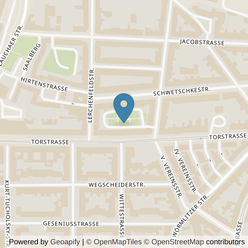 Map: location of Körperformen Halle Süd in Halle