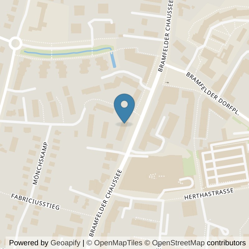 Map: location of Körperformen Hamburg Bramfeld in Hamburg