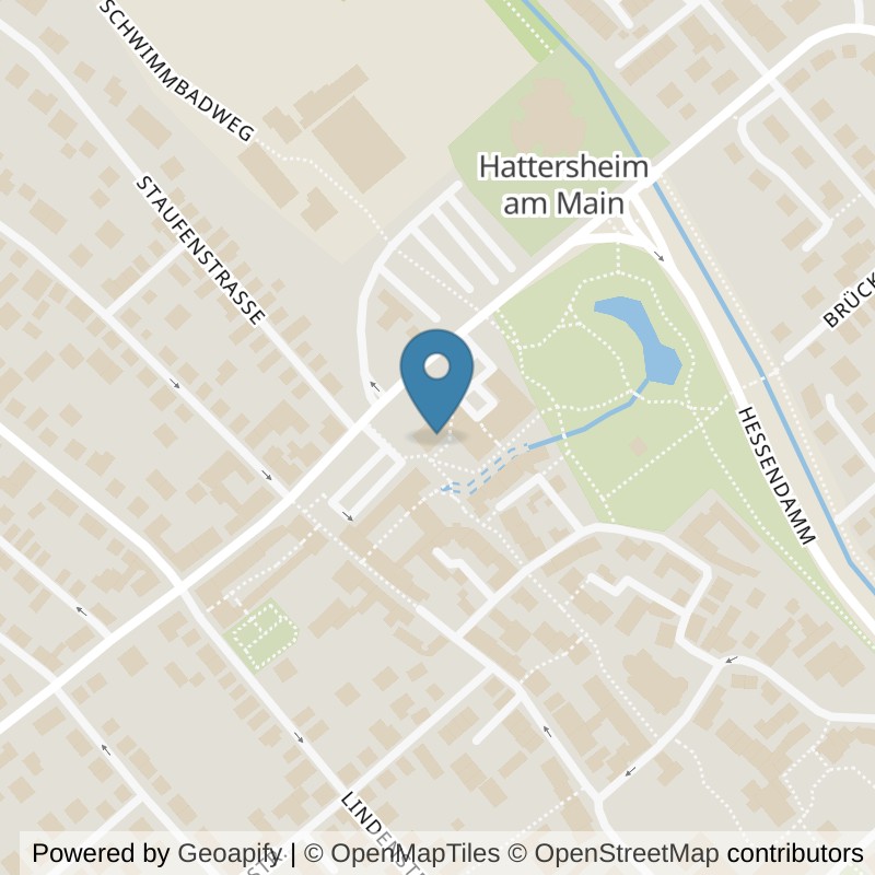 Map: location of Körperformen Hattersheim in Hattersheim am Main