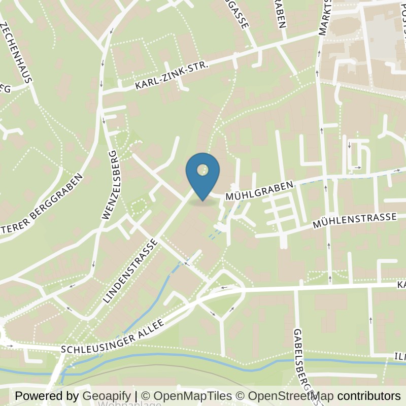 Map: location of Körperformen Ilmenau in Ilmenau