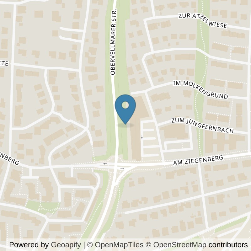 Map: location of Körperformen Kassel Harleshausen in Kassel