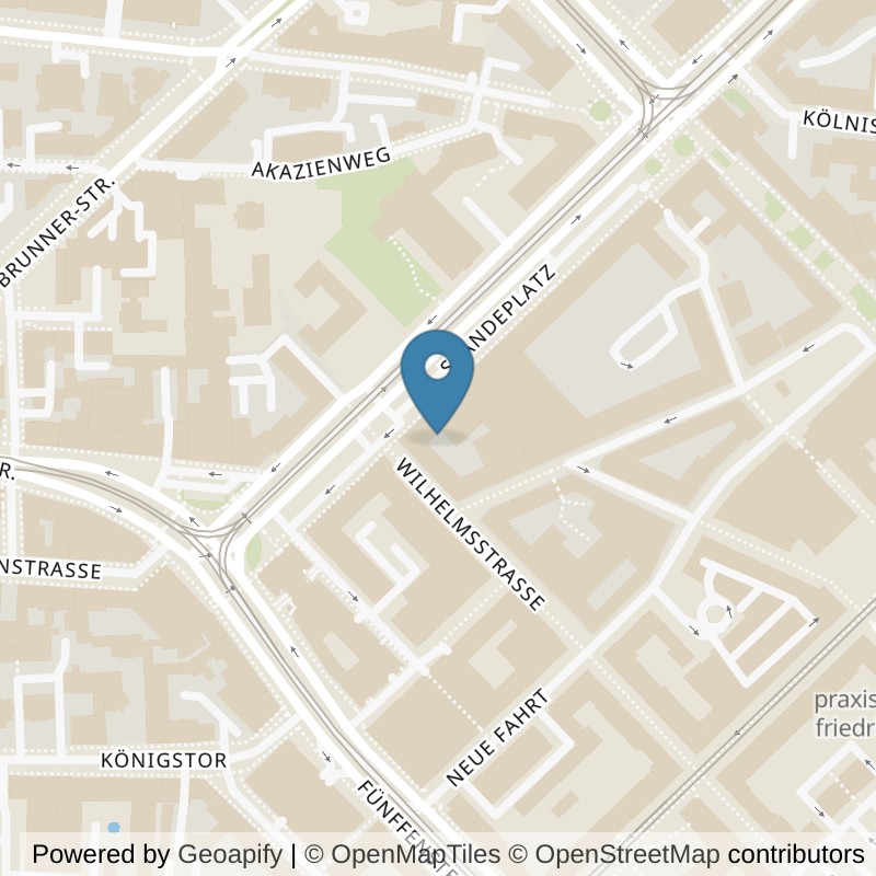 Map: location of Körperformen Kassel Ständeplatz in Kassel