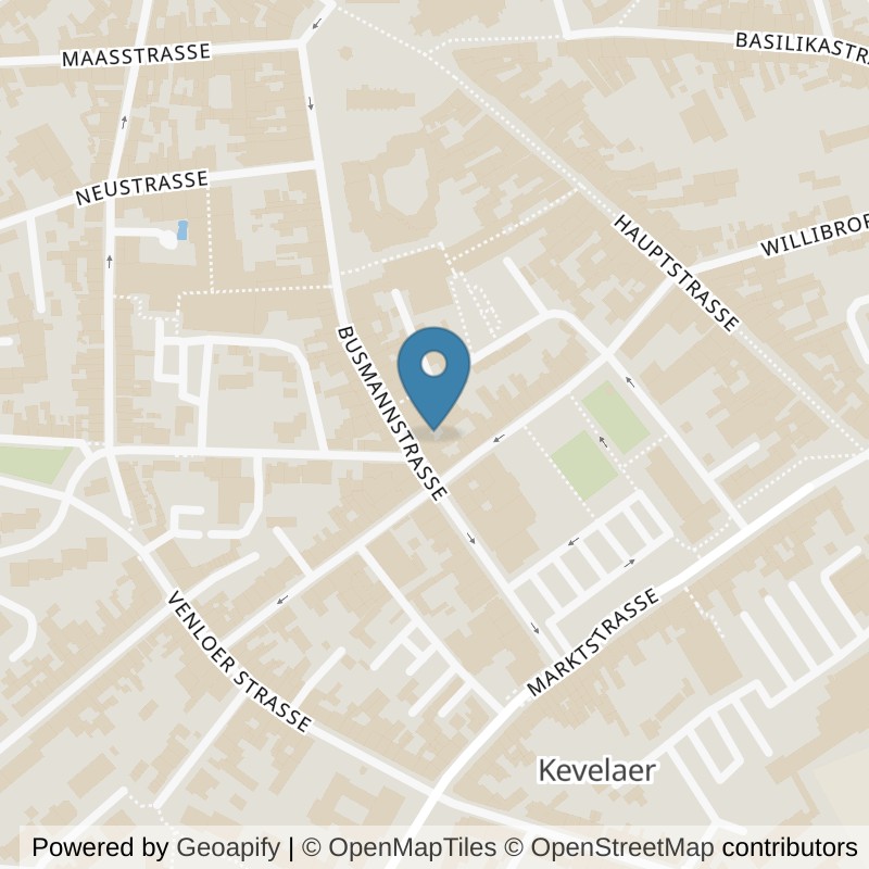 Map: location of Körperformen Kevelaer in Kevelaer
