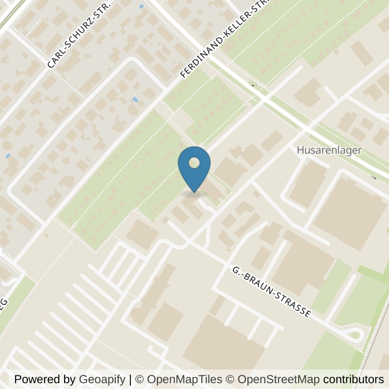 Map: location of Körperformen Knielingen in Karlsruhe