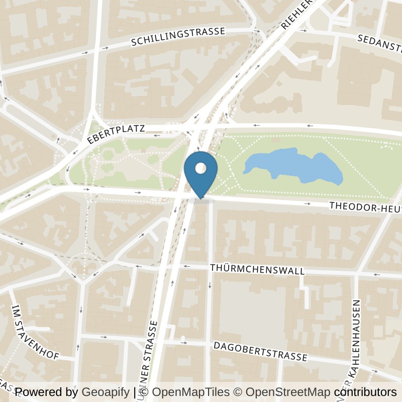 Map: location of Körperformen Köln Ebertplatz in Köln