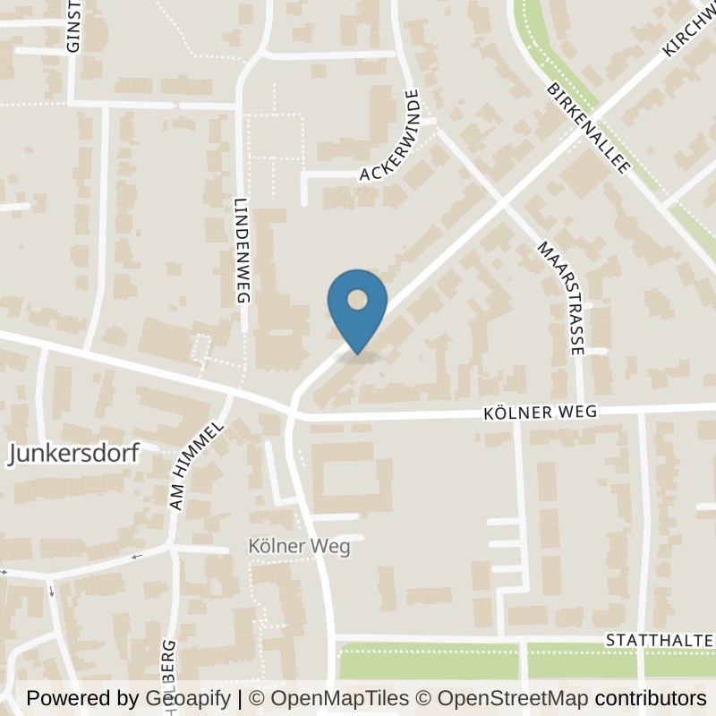 Map: location of Körperformen Köln Junkersdorf in Köln