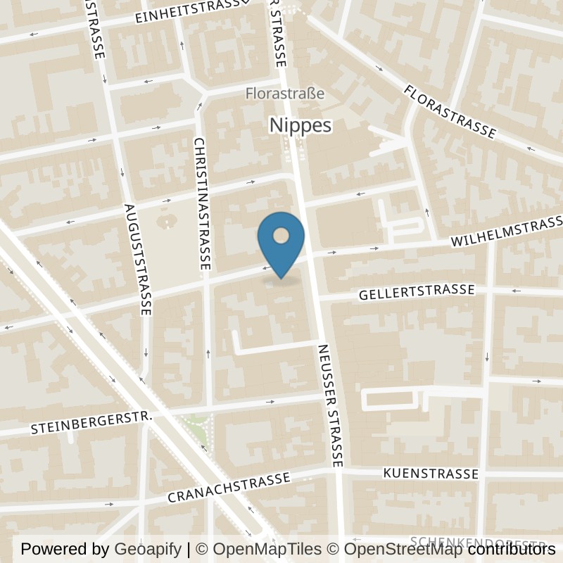 Map: location of Körperformen Köln Nippes in Köln