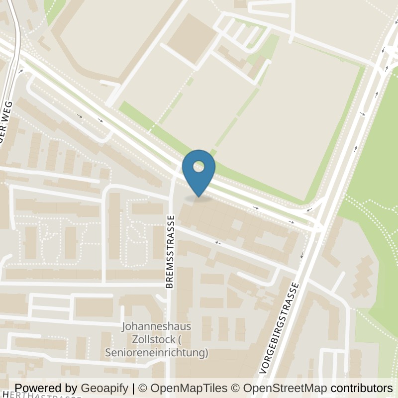 Map: location of Körperformen Köln Zollstock in Köln