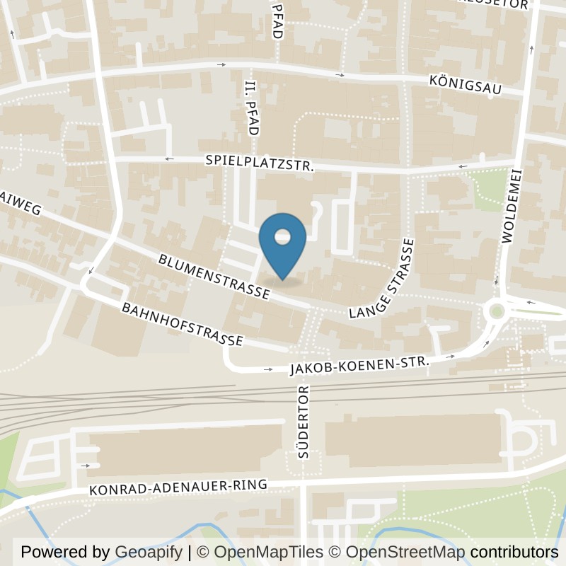 Map: location of Körperformen Lippstadt in Lippstadt