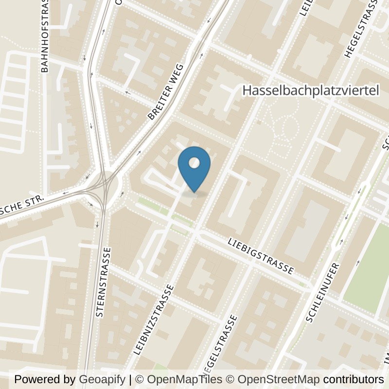 Map: location of Körperformen Magdeburg in Magdeburg