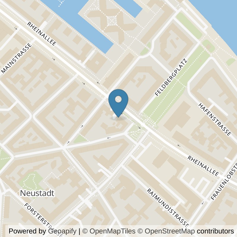 Map: location of Körperformen Mainz in Mainz
