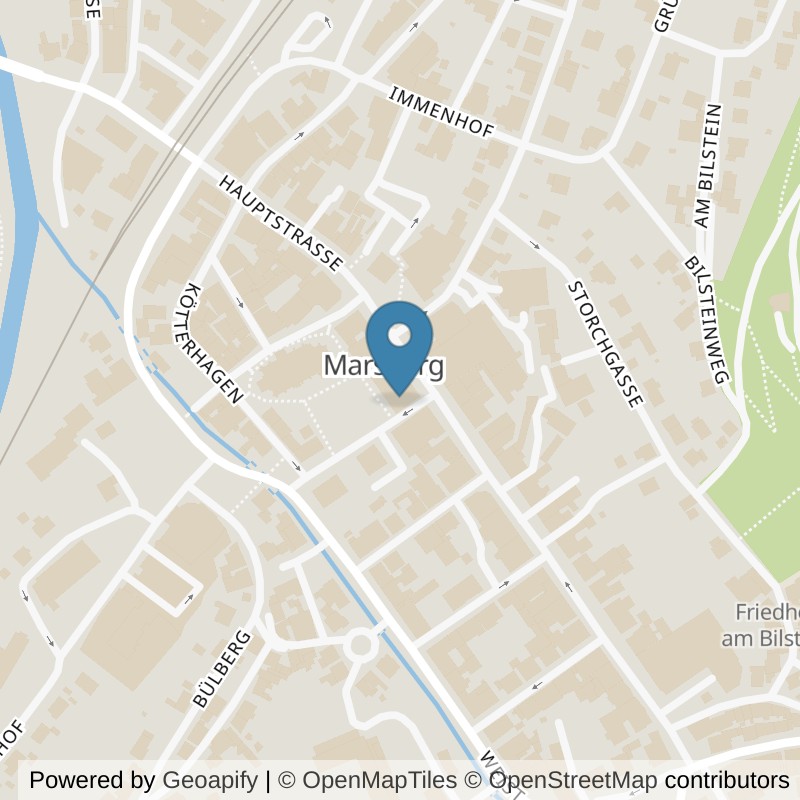 Map: location of Körperformen Marsberg in Marsberg